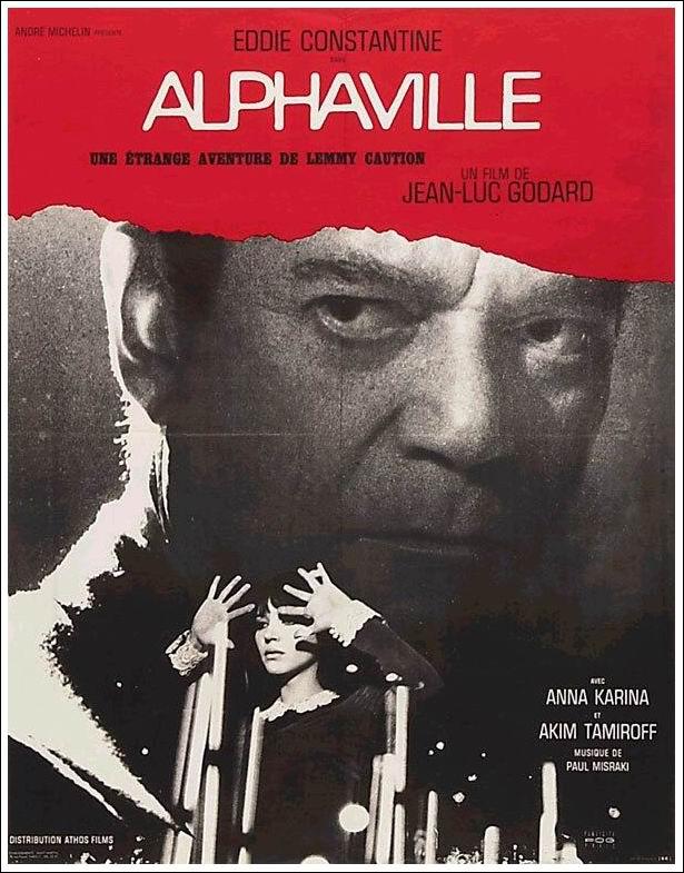 Cartel de "Alphaville" de Godard