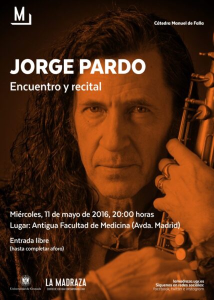 Imagen de portada de ENCUENTRO Y RECITAL: JORGE PARDO