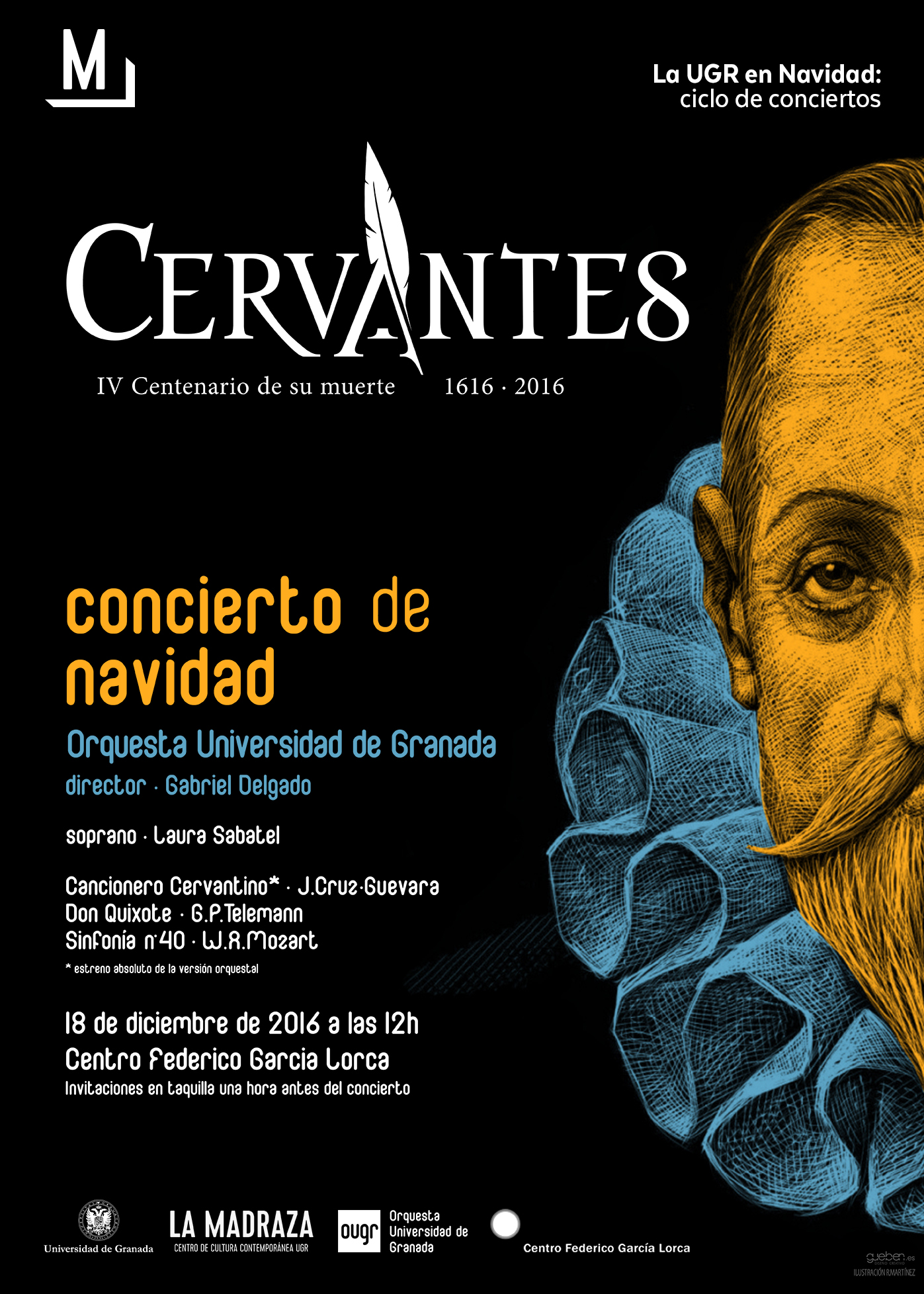 Imagen de portada de CONCIERTO DE NAVIDAD: CERVANTES, IV CENTENARIO DE SU MUERTE (1616-2016)
