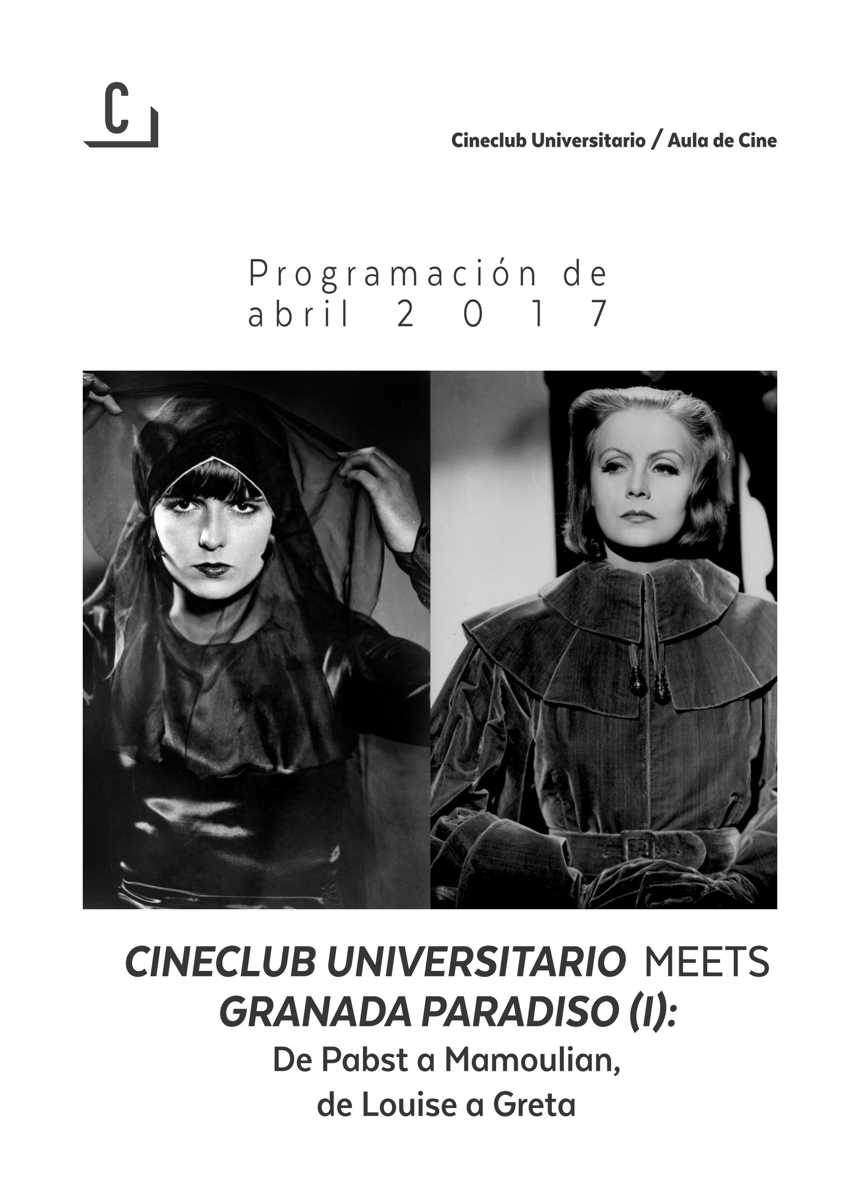 Imagen de portada de Cineclub Universitario meets Granada Paradiso (I)