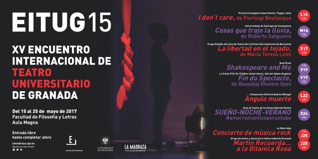 Imagen de portada de XV Encuentro Internacional de Teatro Universitario de Granada
