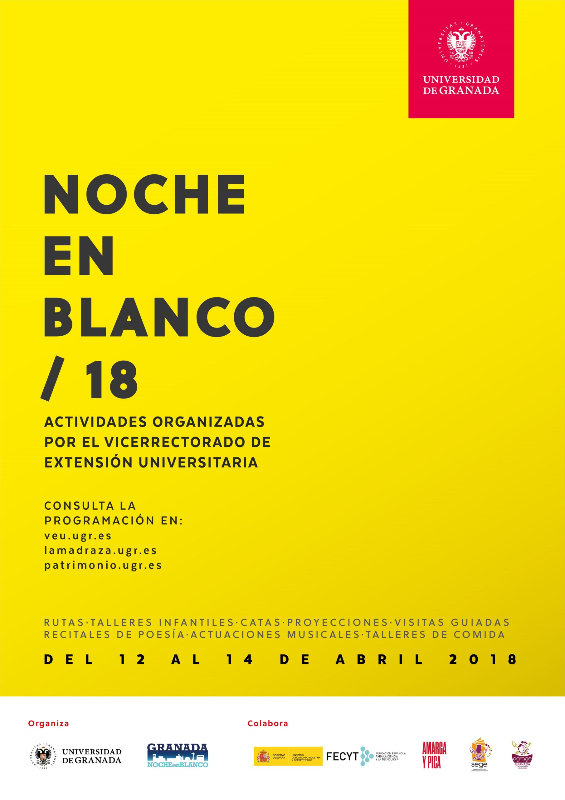 Imagen de portada de NOCHE EN BLANCO 2018
