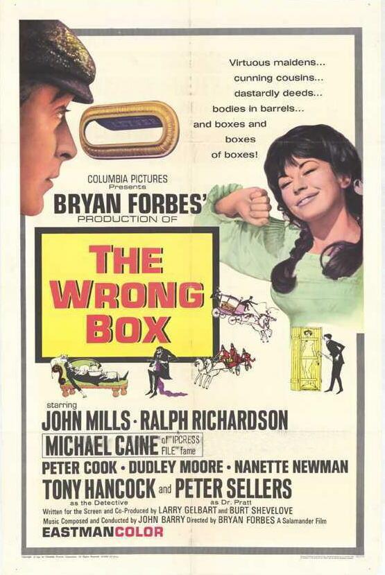 Imagen de portada de La caja de las sorpresas (1966). El cuestionamiento de los tópicos británicos en clave de humor