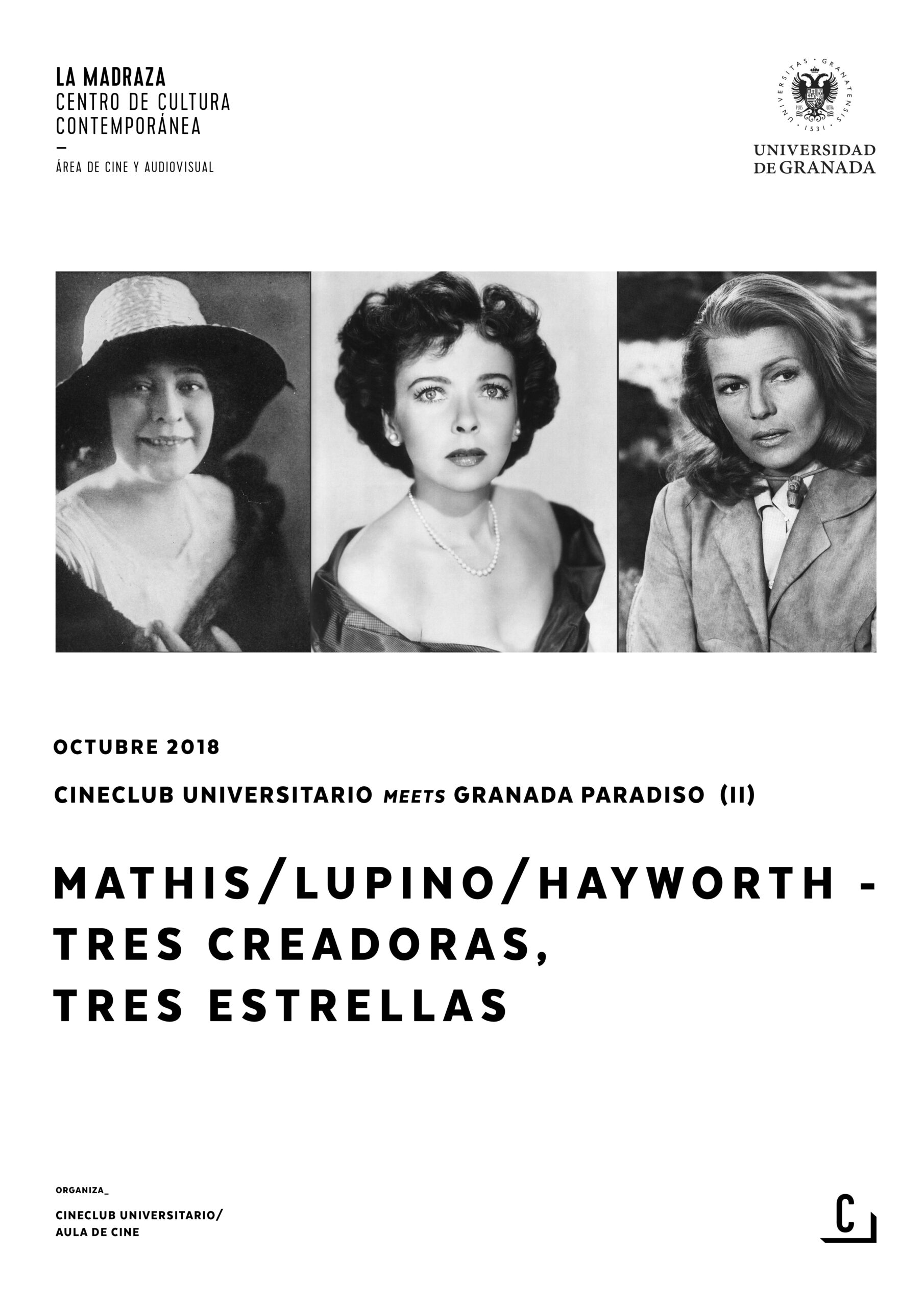 Imagen de portada de Mathis/Lupino/Hayworth – Tres creadoras, tres estrellas