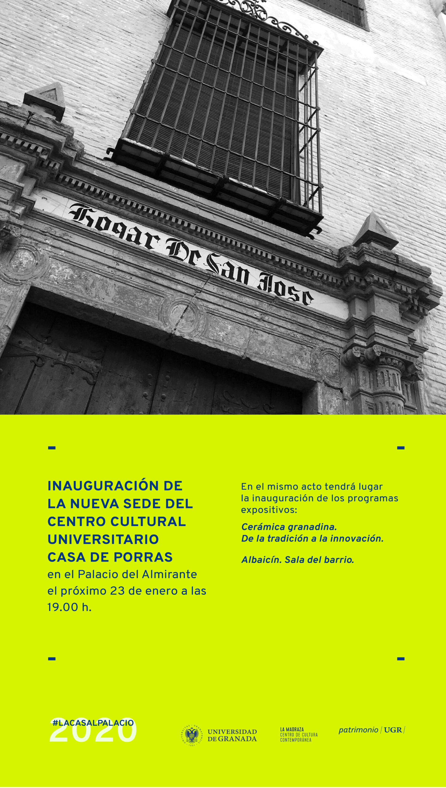 Imagen de portada de Inauguración de la nueva sede del centro cultural universitario Casa de Porras
