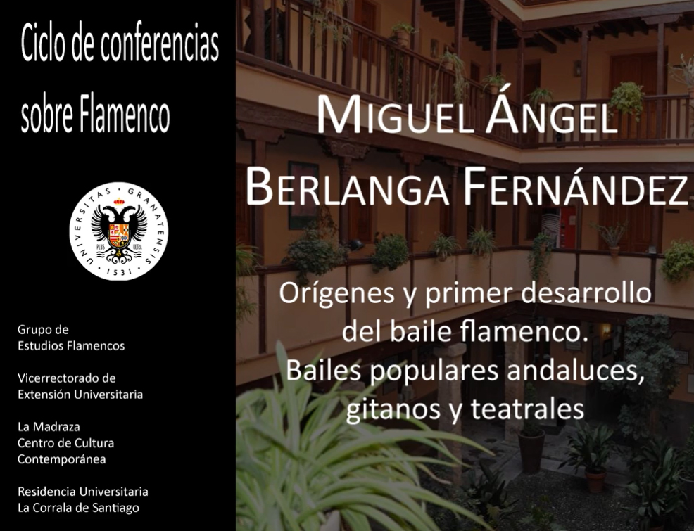 Imagen de portada de Sugerencia del día: Conferencia «Orígenes y desarrollo del primer baile flamenco. Bailes populares andaluces, gitanos y teatrales»