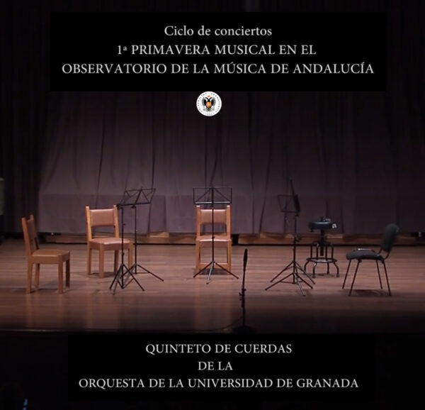 Imagen de portada de Sugerencia del día: Concierto «Quinteto de Cuerdas de la Orquesta de la UGR»