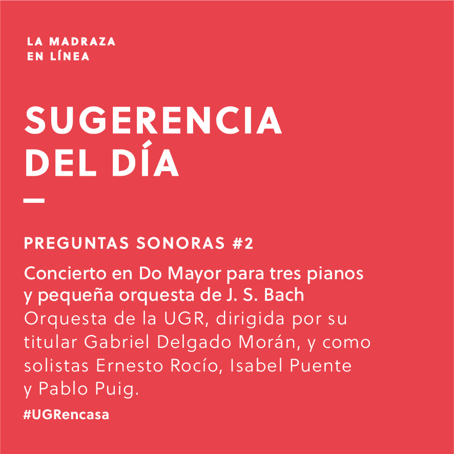 Imagen de portada de Sugerencia del día: Preguntas Sonoras #2 – «Concierto en do mayor para tres pianos y pequeña orquesta de J. S. Bach»