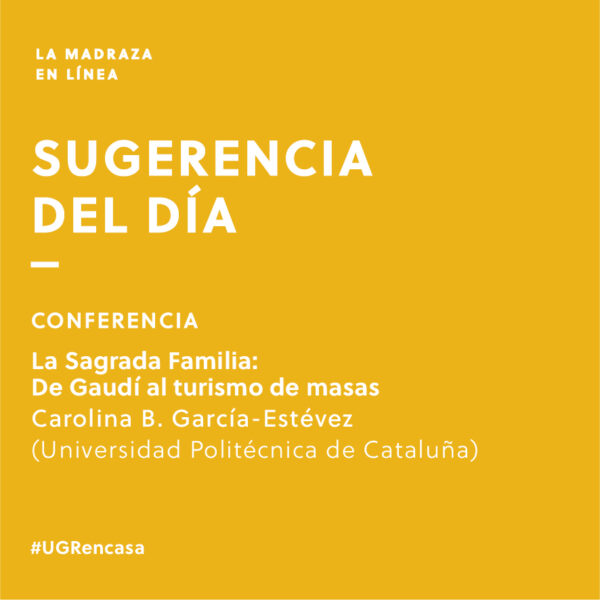 Imagen de portada de Sugerencia del día: Conferencia «La Sagrada Familia – De Gaudí al turismo de masas»