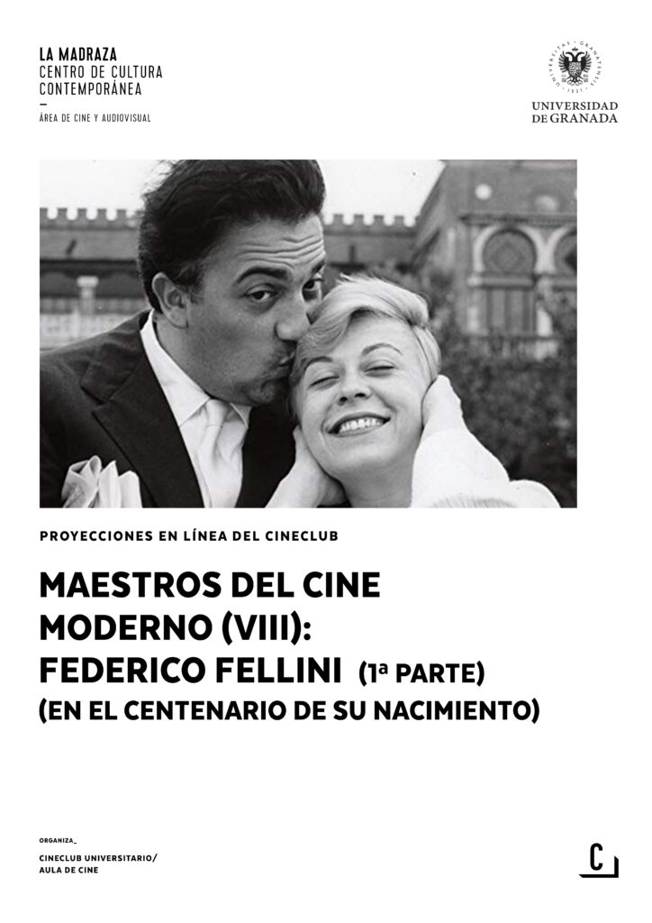 Imagen de portada de Maestros del cine moderno (VIII): Federico Fellini (1ª parte) (en el centenario de su nacimiento)