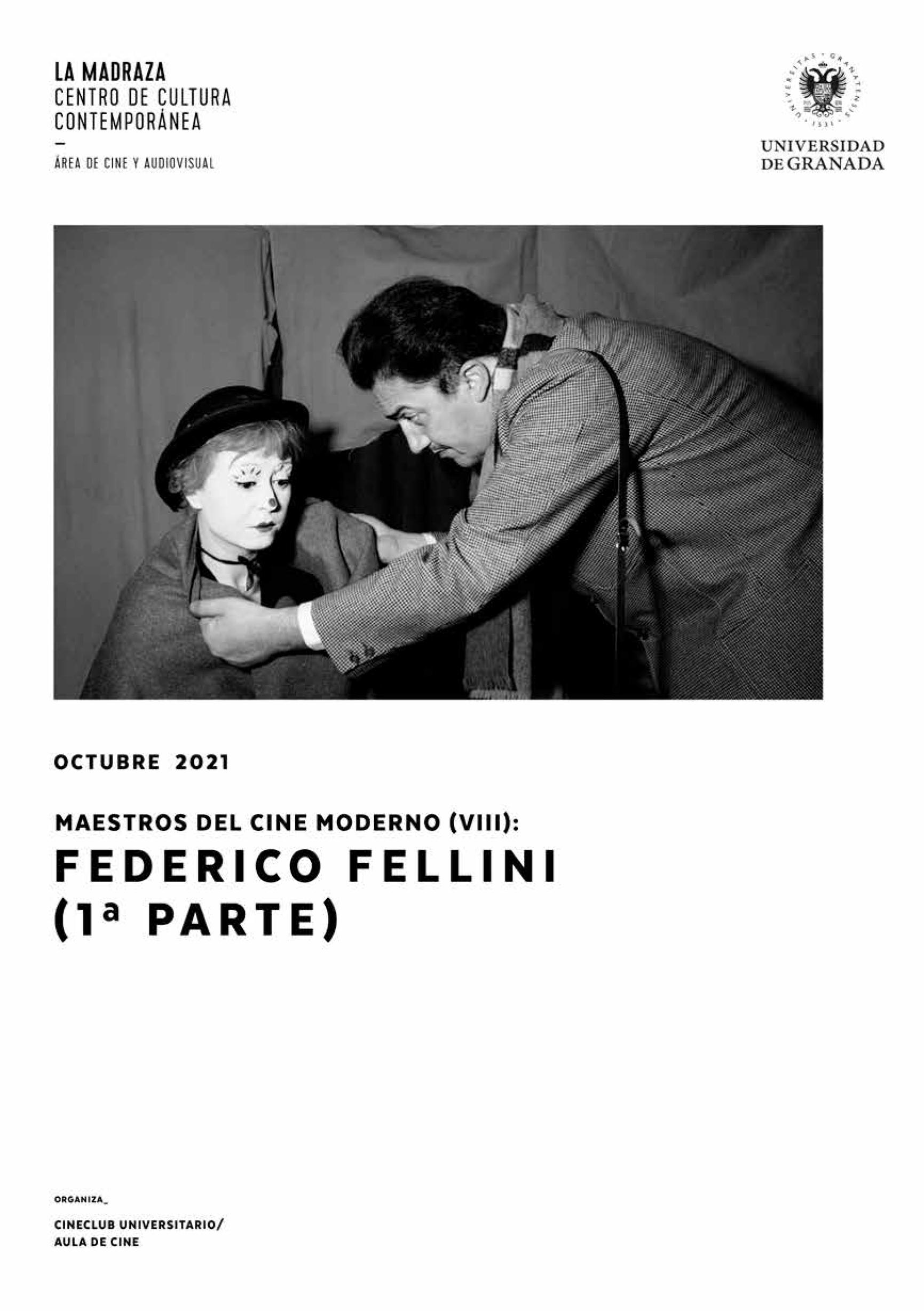 Imagen de portada de Maestros del cine moderno (VIII): Federico Fellini (1ª parte)
