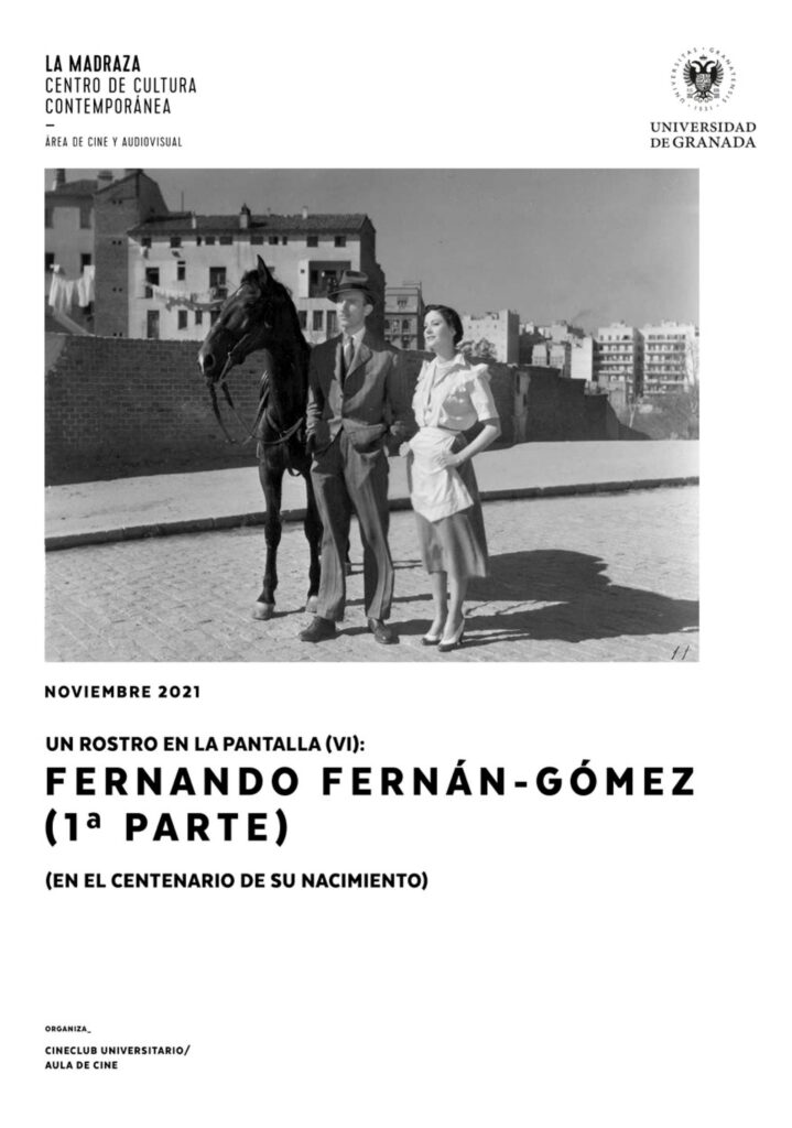 Imagen de portada de Un rostro en la pantalla (VI): Fernando Fernán-Gómez (1ª parte) (en el centenario de su nacimiento)
