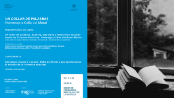 Imagen de portada de Presentación del libro «Un collar de palabras. Homenaje a Celia del Moral Molina»