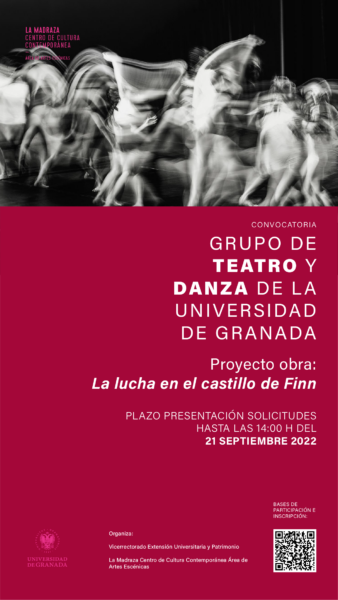 Imagen de portada de Convocatoria de selección de candidatos/as Grupo de Teatro y Danza UGR 2022-23