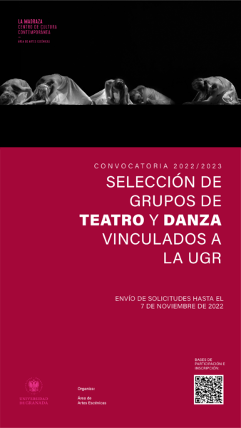 Imagen de portada de Convocatoria de selección de grupos de teatro y danza vinculados a la UGR 2022-2023