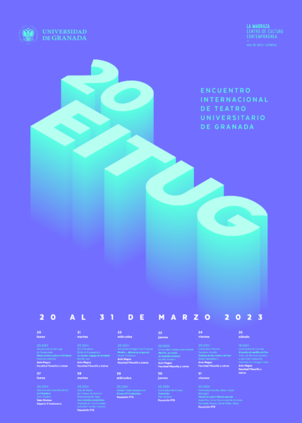 Imagen de portada de 20 Encuentro Internacional de Teatro Universitario de Granada