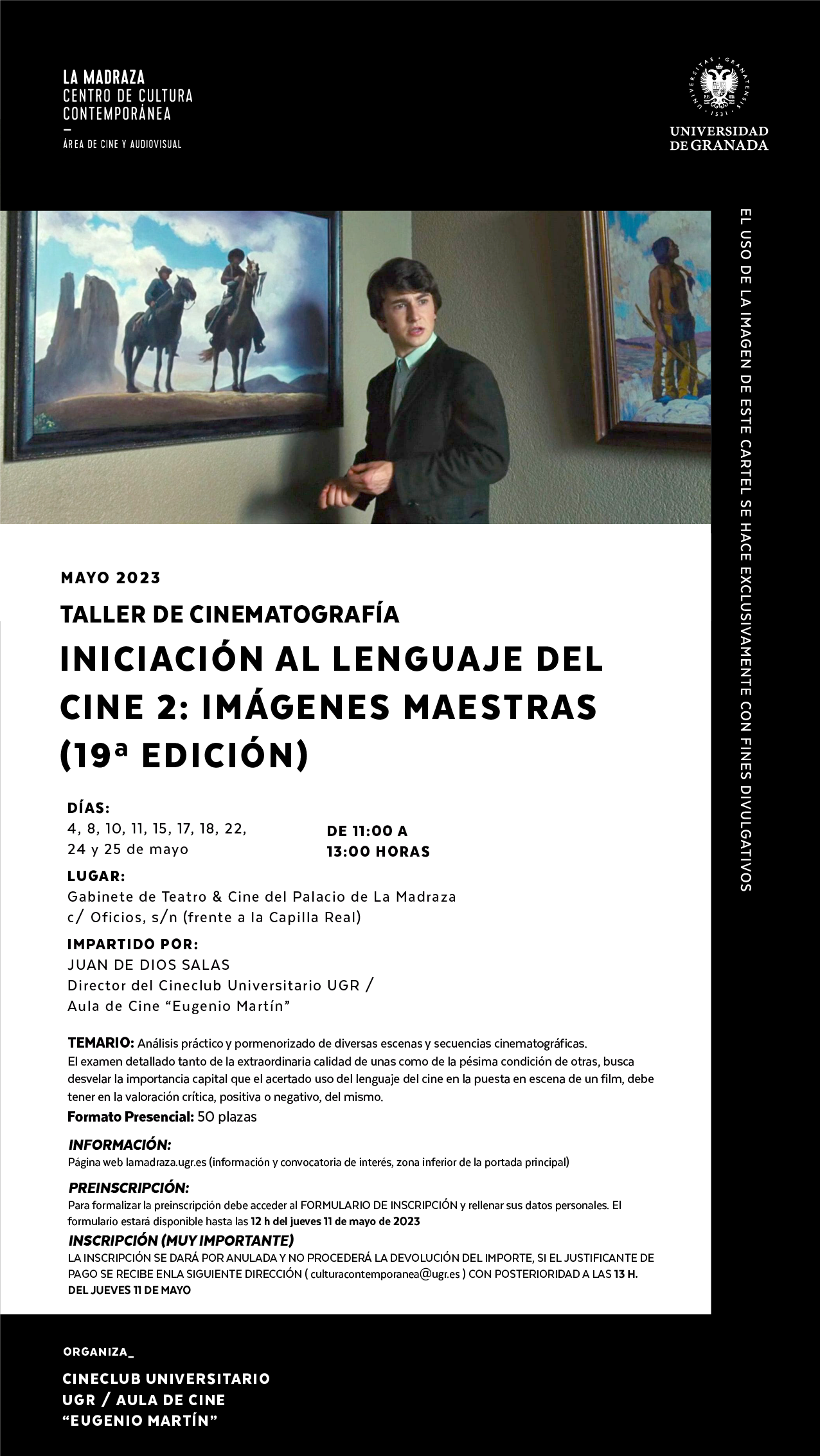 Imagen de portada de Taller de cine «Iniciación al lenguaje del cine 2: Imágenes maestras (19ª ed.)»