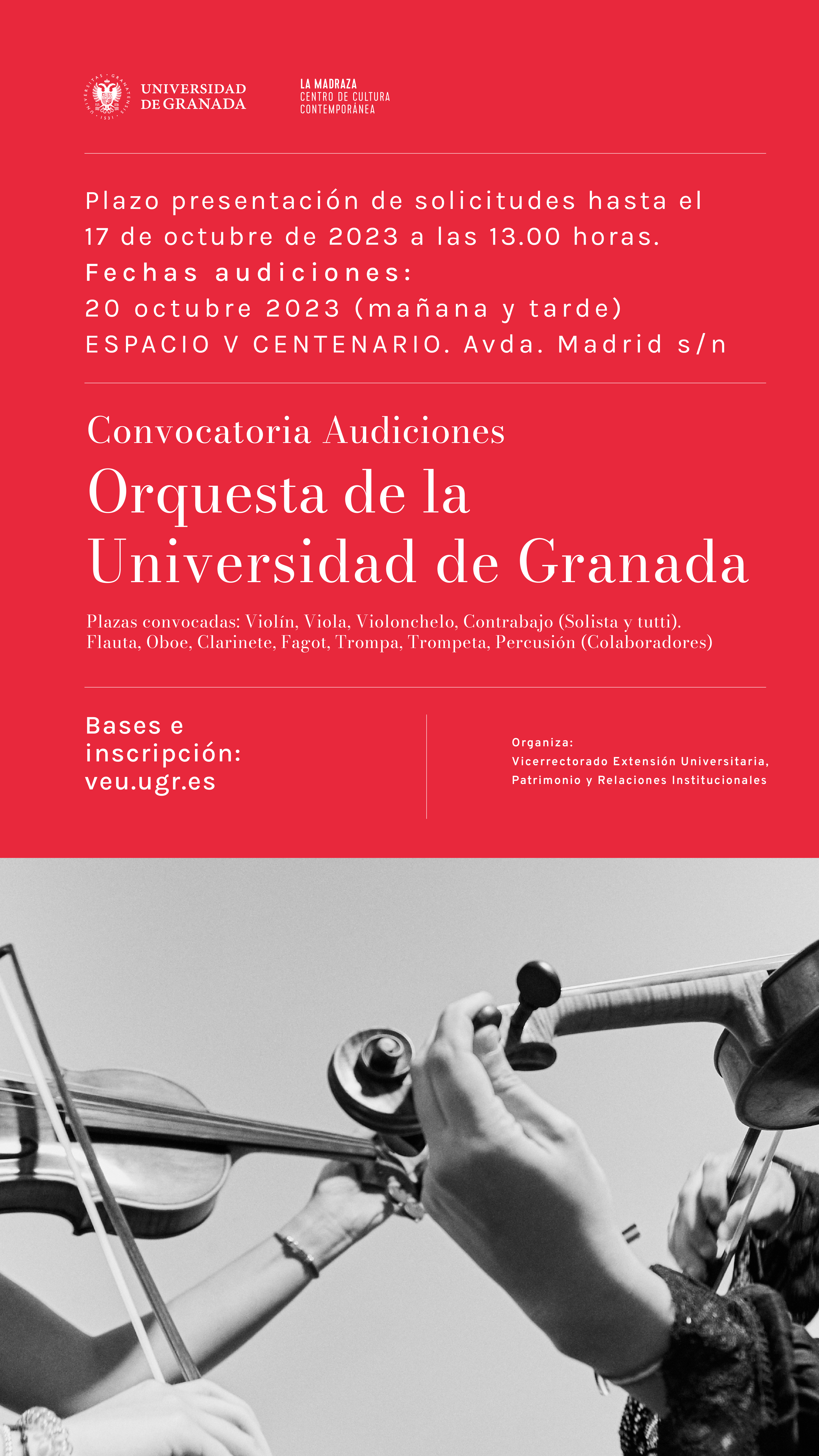 Imagen de portada de Audiciones de la Orquesta de la Universidad de Granada
