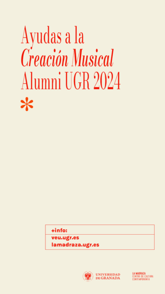 Imagen de portada de Ayudas a la creación Musical Alumni UGR 2024