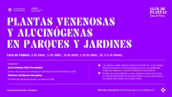 Imagen de portada de TALLER «PLANTAS VENENOSAS Y ALUCINÓGENAS EN PARQUES Y JARDINES»