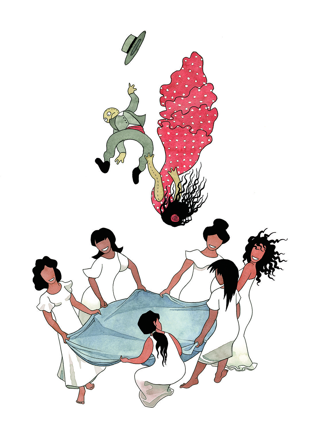 Fui piedra y perdí mi centro. Un viaje al flamenco a través de la ilustración